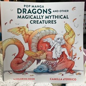 Pop Manga Dragons Coloring Book